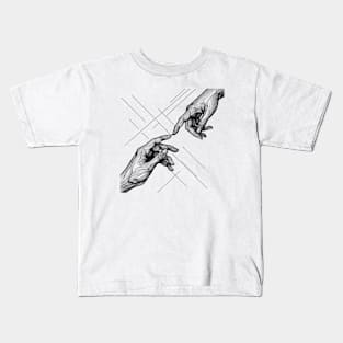 Two hands in contact Kids T-Shirt